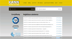 Desktop Screenshot of kann.pl