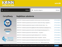 Tablet Screenshot of kann.pl